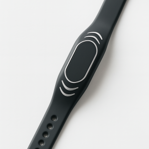 Pulsera NFC Black Band – Conexión sin Límites