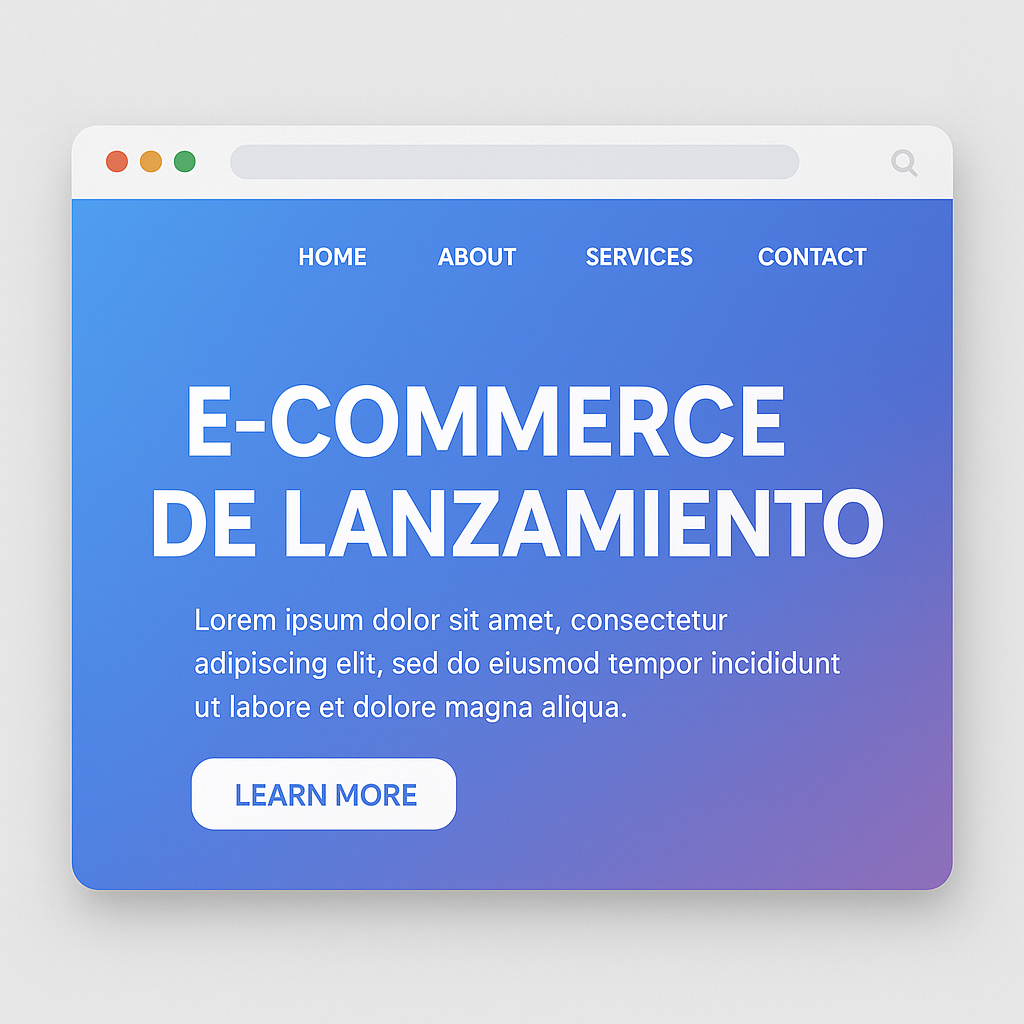 E-commerce de Lanzamiento